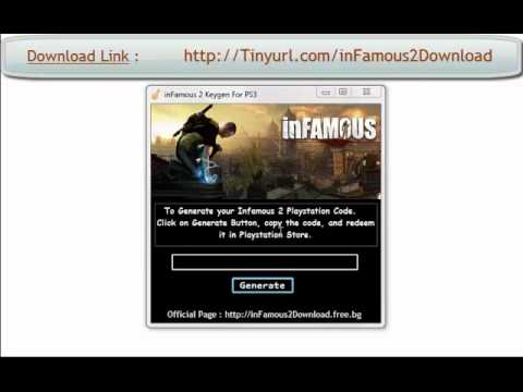 infamous 2 pc serial