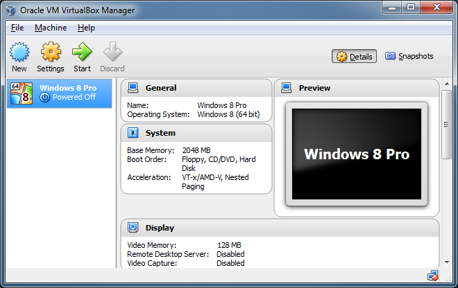 Virtualbox boot from iso image